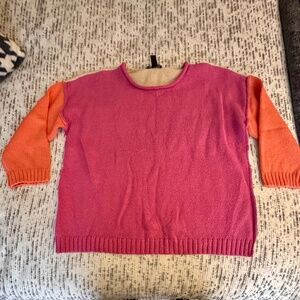 Multi colored sweater